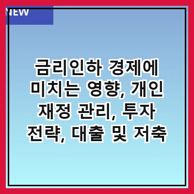 금리인하 경제에 미치는 영향, 개인 재정 관리, 투자 전략, 대출 및 저축 변화, 그리고 향후 전망